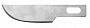 Лезвия для ножа макетного закругленные 6 мм 5 шт 10493 FIT